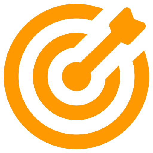 client success concept with target icon representing business goals achievement and customer focused strategy