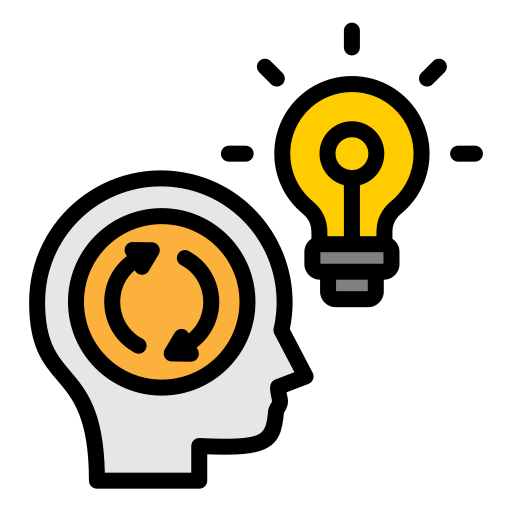 expertise and innovation concept with idea icon and modern business strategy