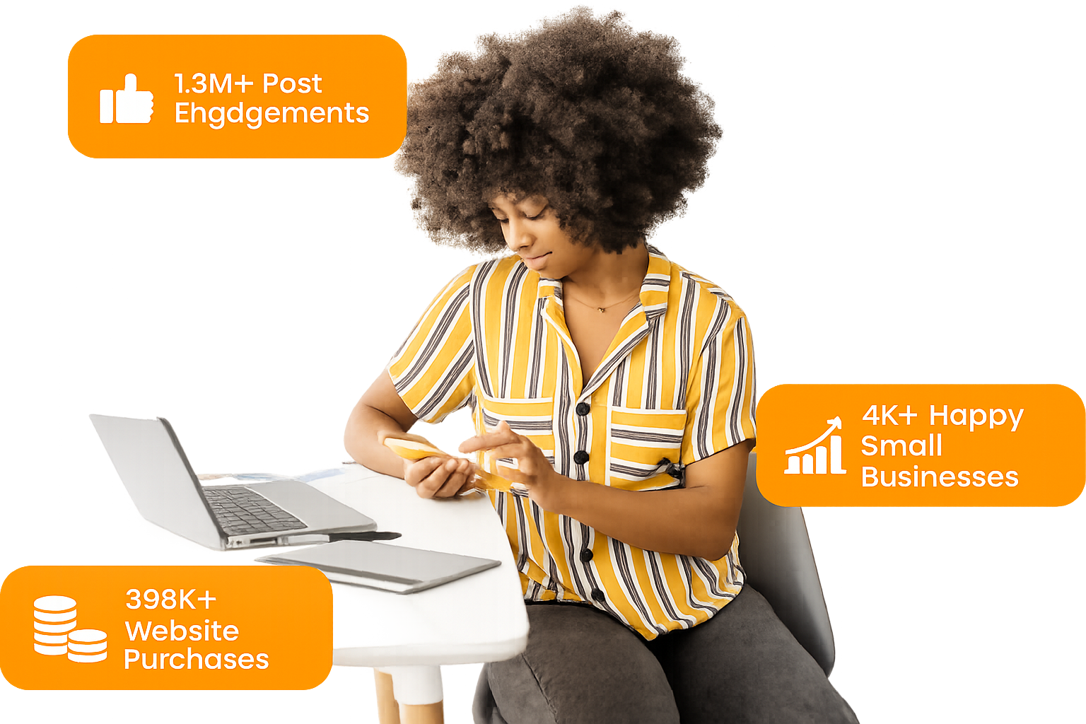 social media marketing services banner with business growth engagement followers and digital marketing strategy illustration